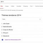 2014 selon Google